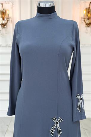 Tuay Tesettür Abiye Antrasit