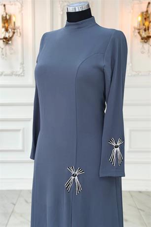 Tuay Tesettür Abiye Antrasit