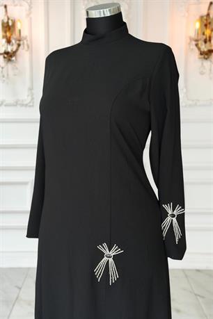 Tuay Tesettür Abiye Siyah