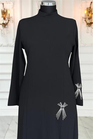 Tuay Tesettür Abiye Siyah