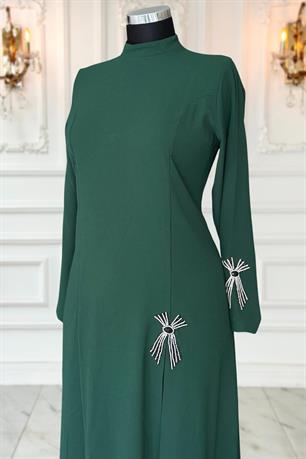 Tuay Tesettür Abiye Zümrüt