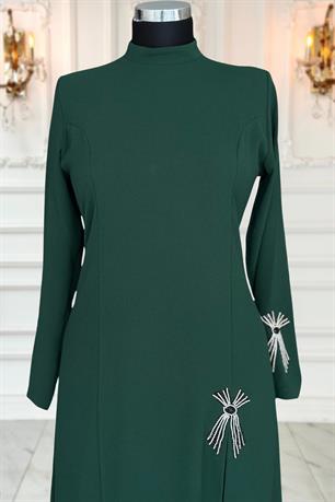 Tuay Tesettür Abiye Zümrüt