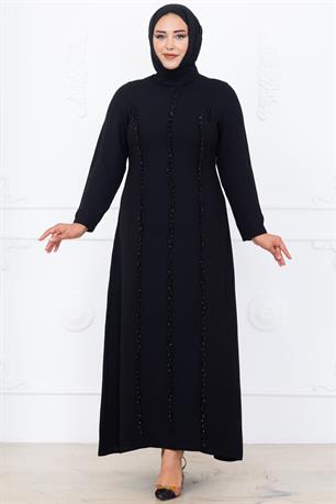 Tuna Tesettür Abiye Siyah