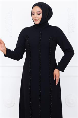 Tuna Tesettür Abiye Siyah