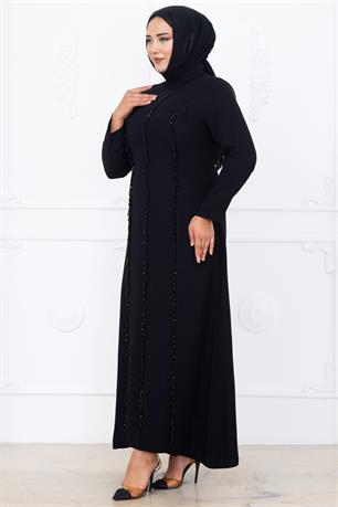 Tuna Tesettür Abiye Siyah