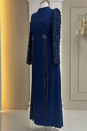 Tusem Tesettür Abiye Lacivert