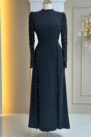 Tusem Tesettür Abiye Siyah