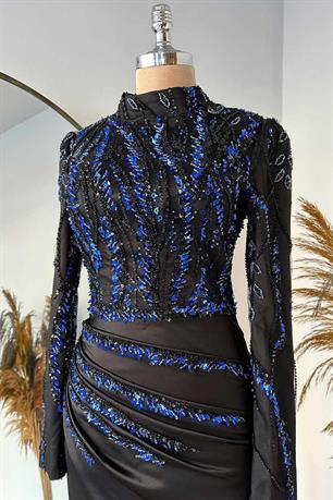 Vanessa Tesettür Abiye Saks