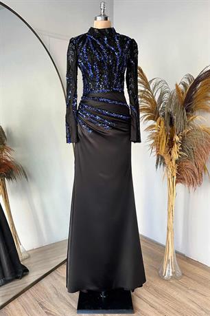 Vanessa Tesettür Abiye Saks