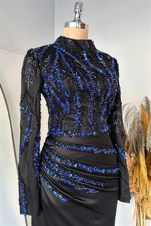 Vanessa Tesettür Abiye Saks