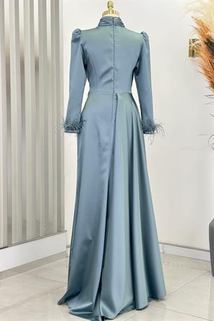 Vera Tesettür Abiye Mint