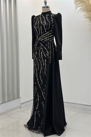 Verona Tesettür Abiye Gold