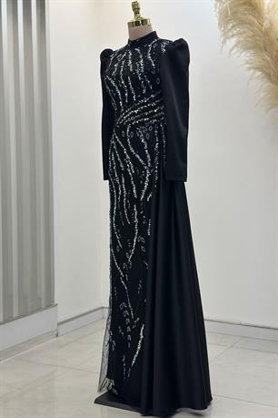 Verona Tesettür Abiye Mint