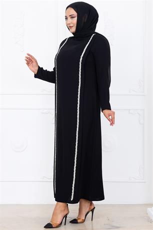 Yakut Tesettür Abiye Siyah