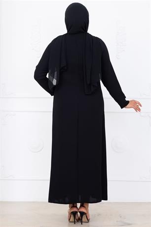 Yakut Tesettür Abiye Siyah