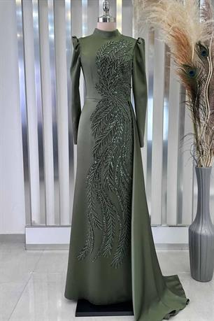 Yaprak Tesettür Abiye Haki