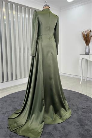 Yaprak Tesettür Abiye Haki