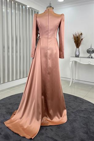 Yaprak Tesettür Abiye Rose