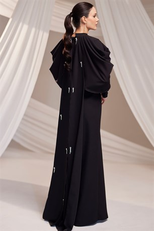 Zahra Tesettür Abiye Siyah