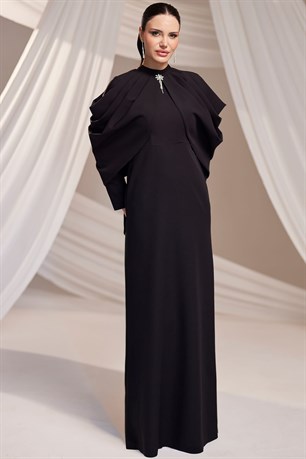 Zahra Tesettür Abiye Siyah