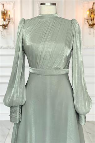 Zen Tesettür Abiye Mint