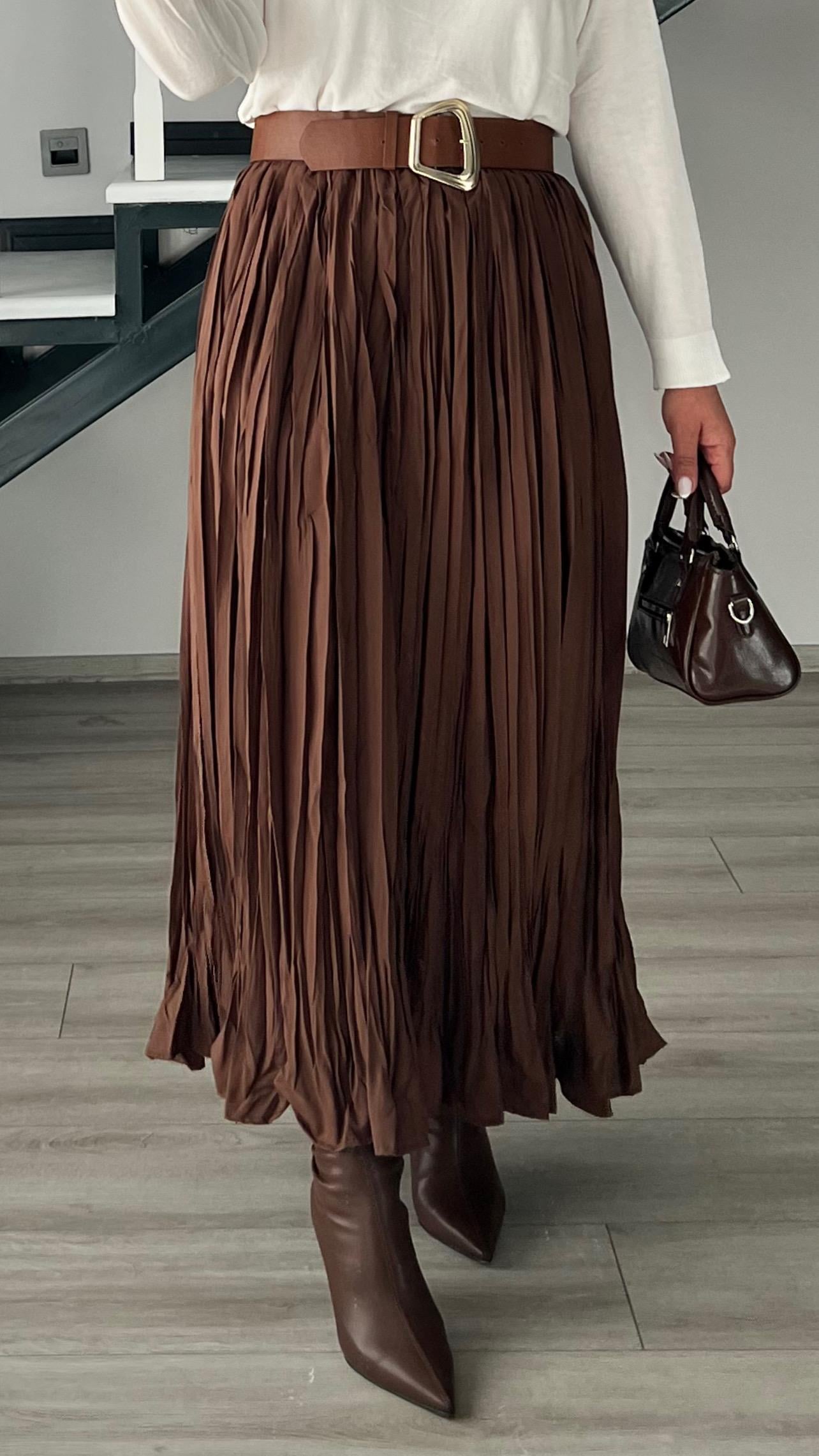 Dark Coffee Colored Skirt