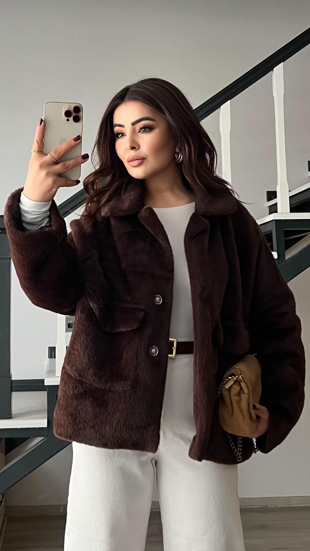 Bitter Coffee Premium Plush Coat