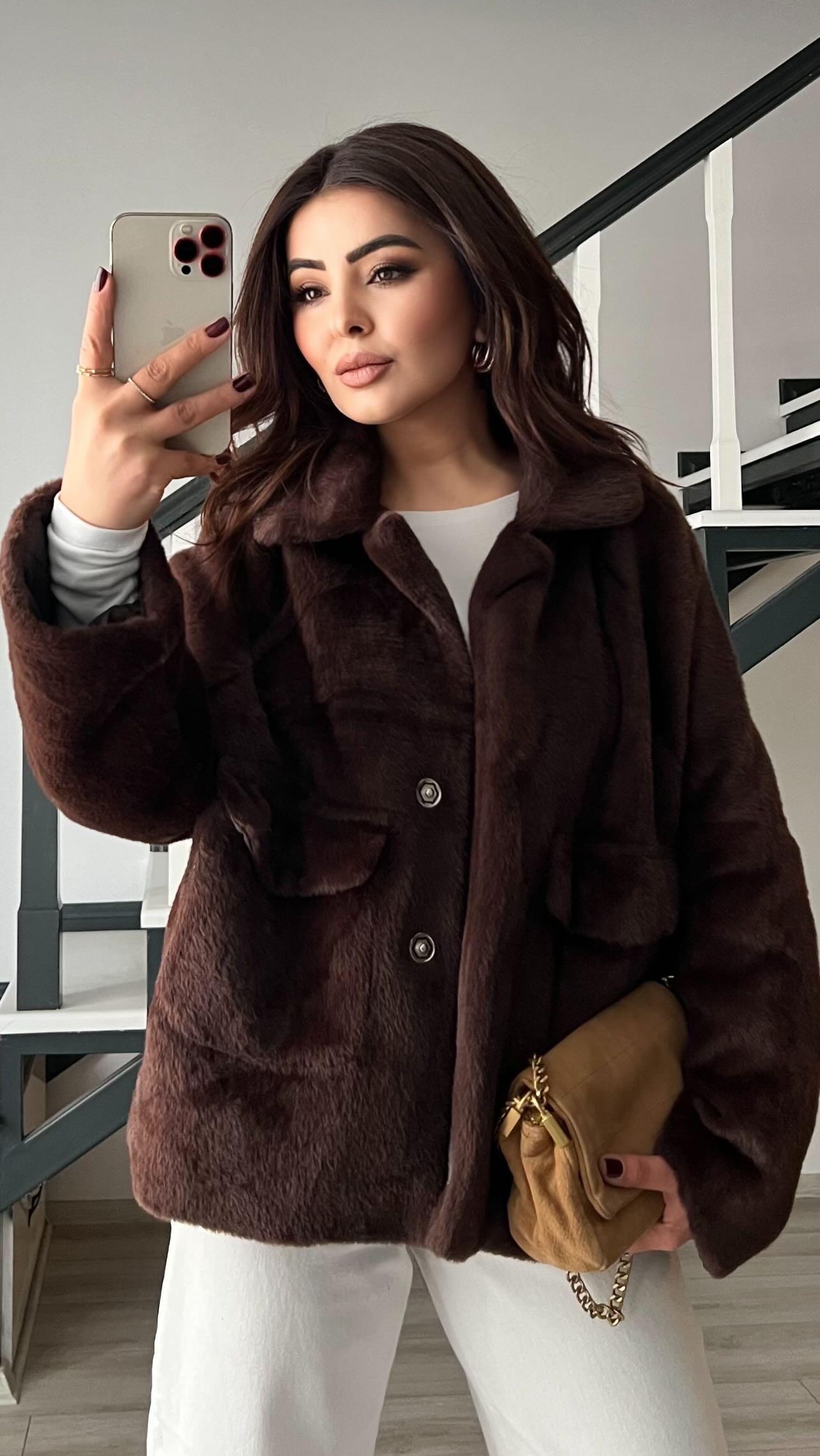 Bitter Coffee Premium Plush Coat