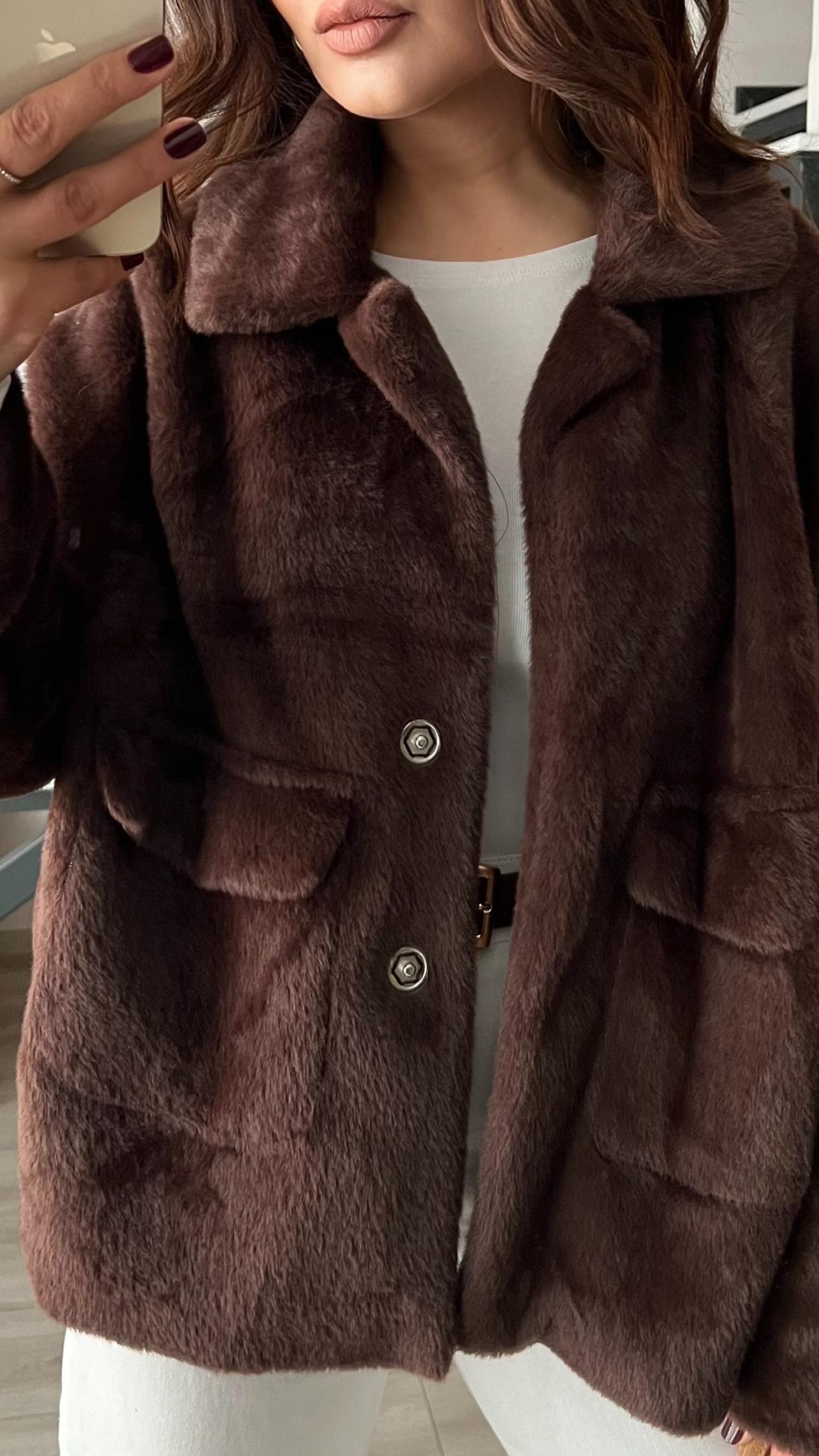 Bitter Coffee Premium Plush Coat