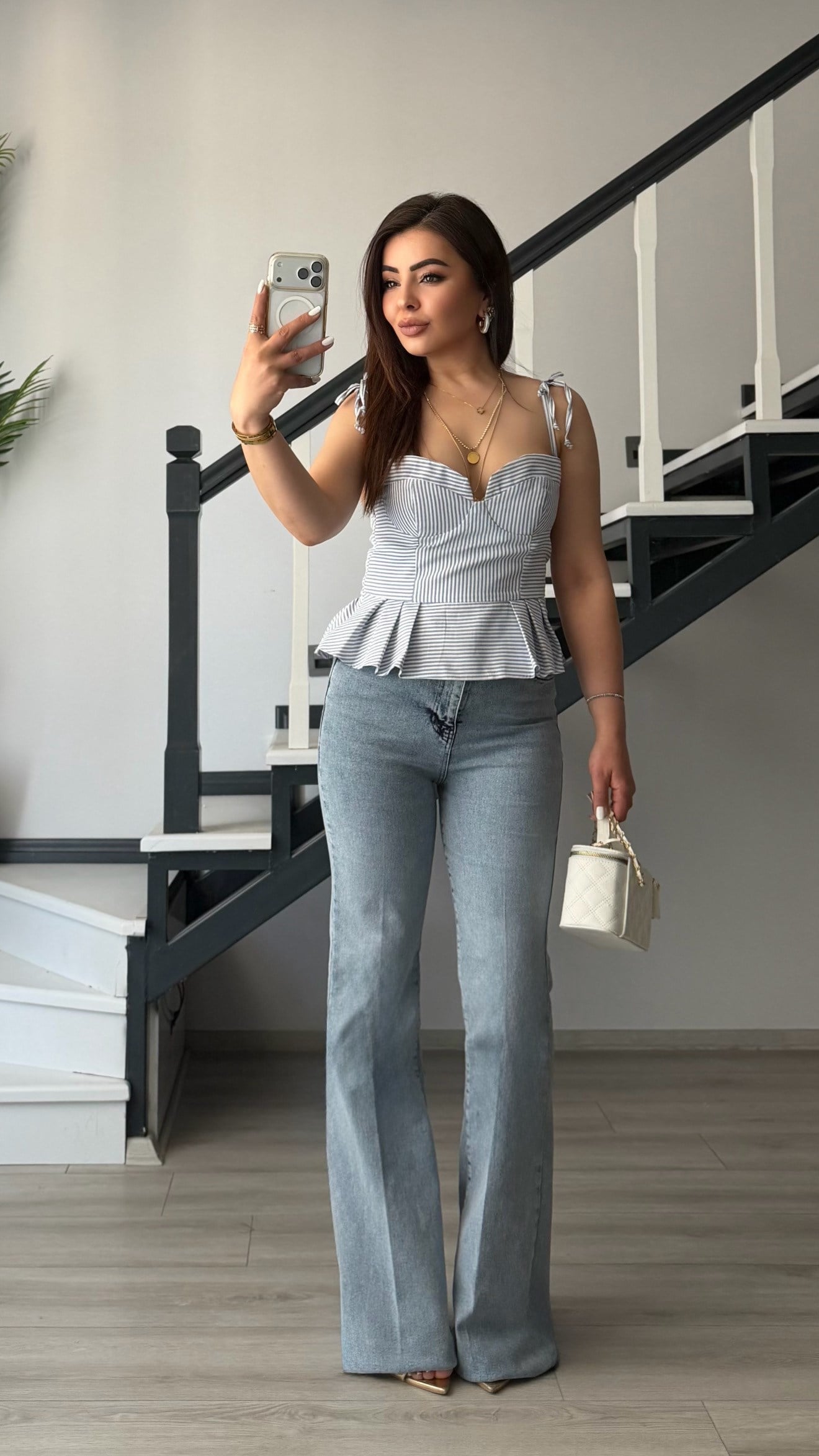 Light Blue Flare Jeans