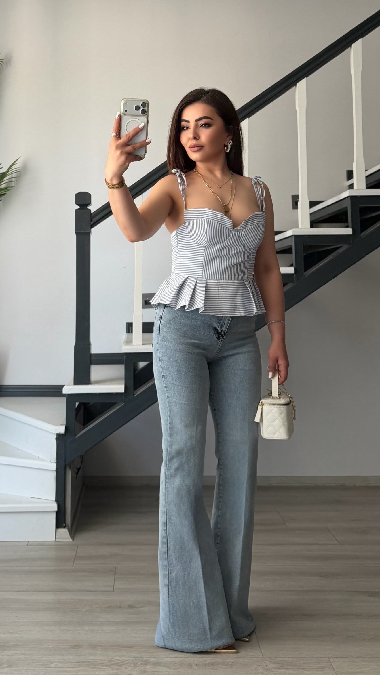 Light Blue Flare Jeans
