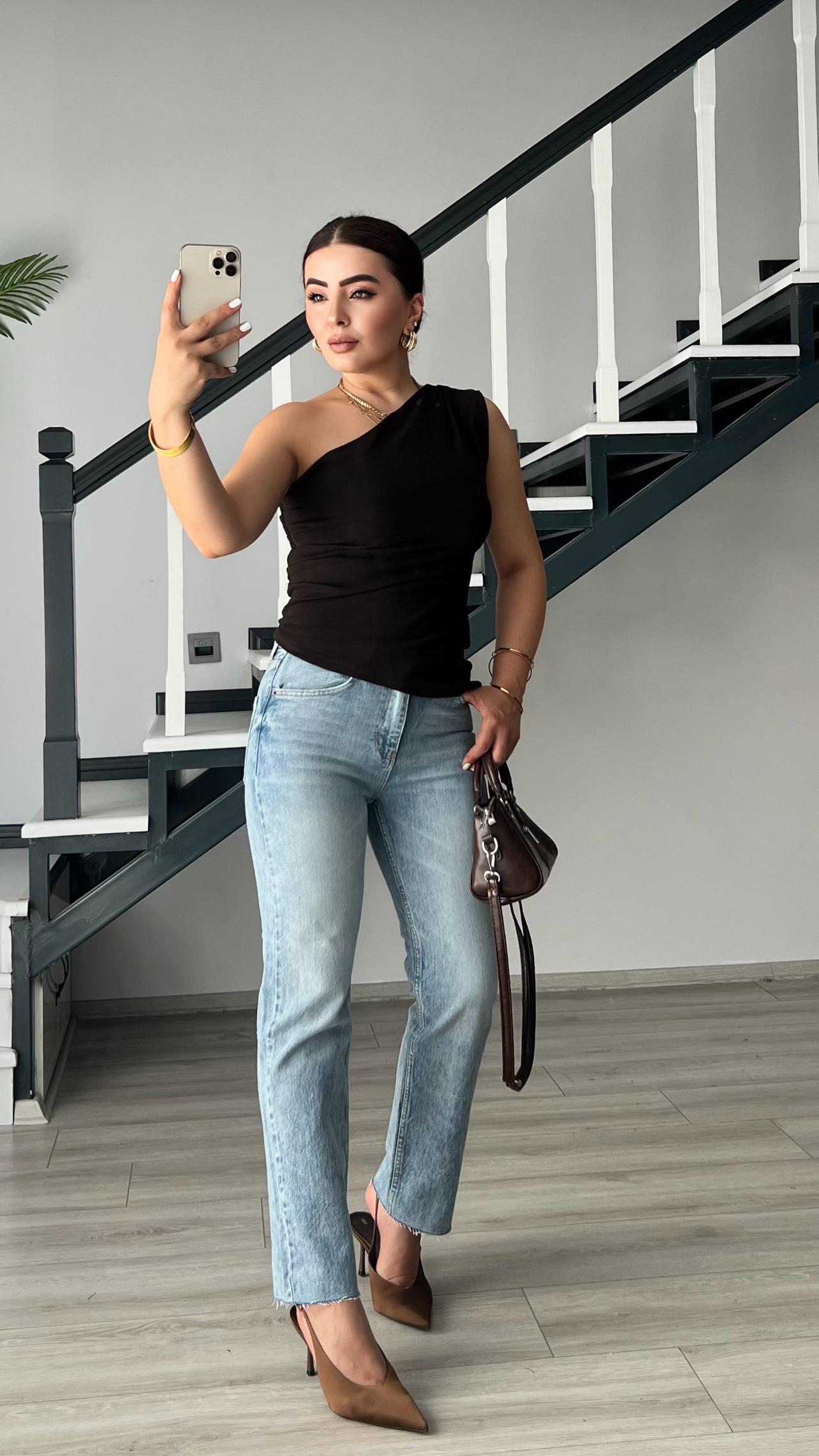 Açık Mavi OSL3 Boy Fit Jean