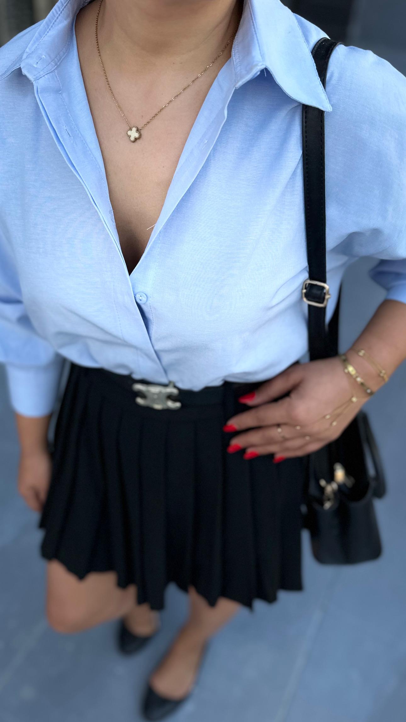 Baby Blue Oversize Shirt