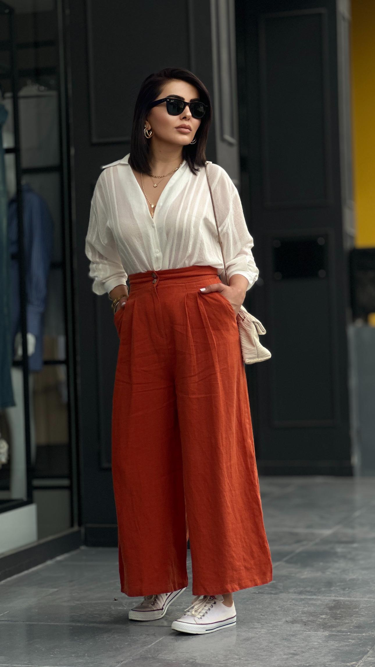 White Self-Striped Transparent Shirt
