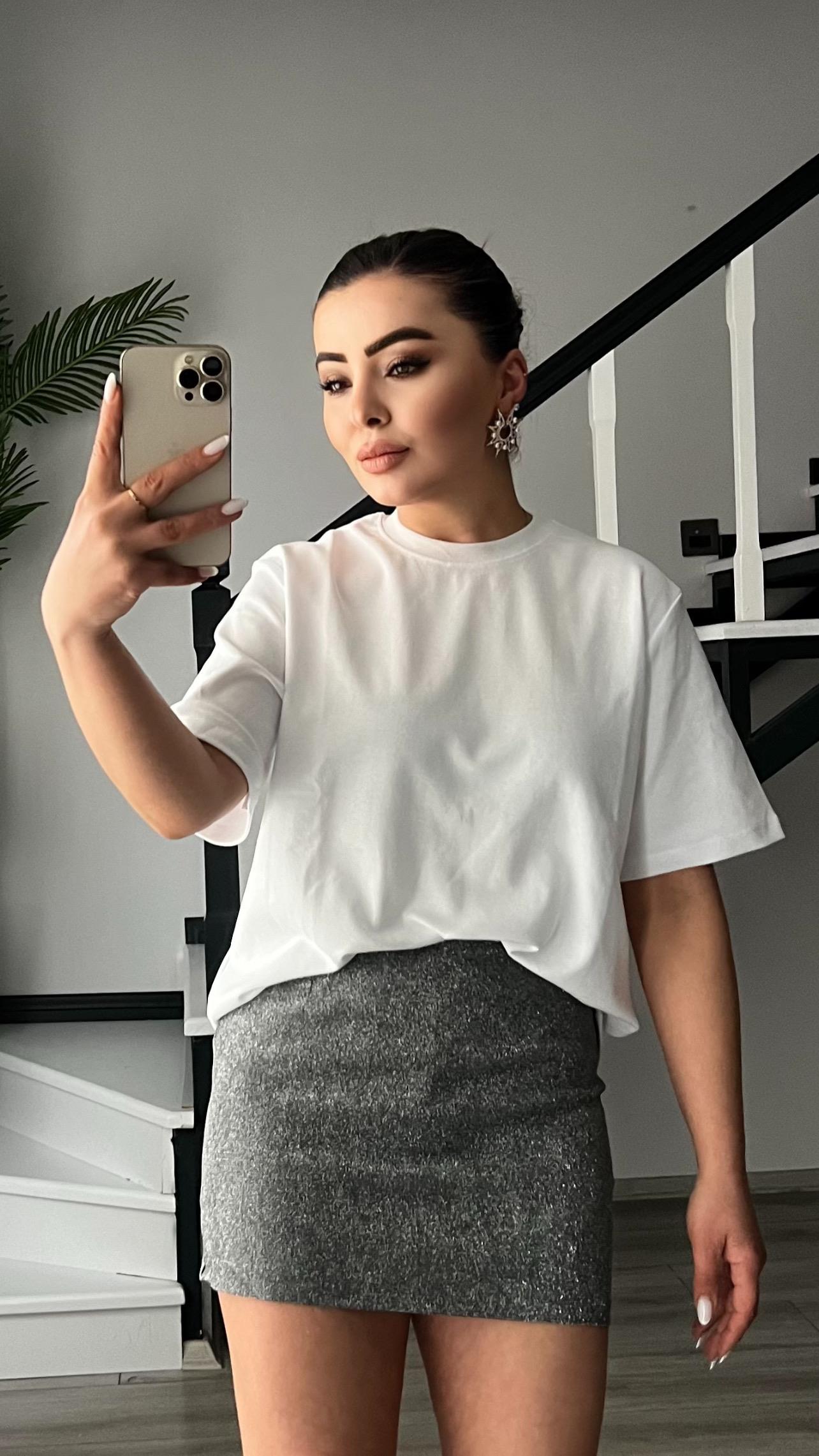 White Original Brand Basic T-shirt