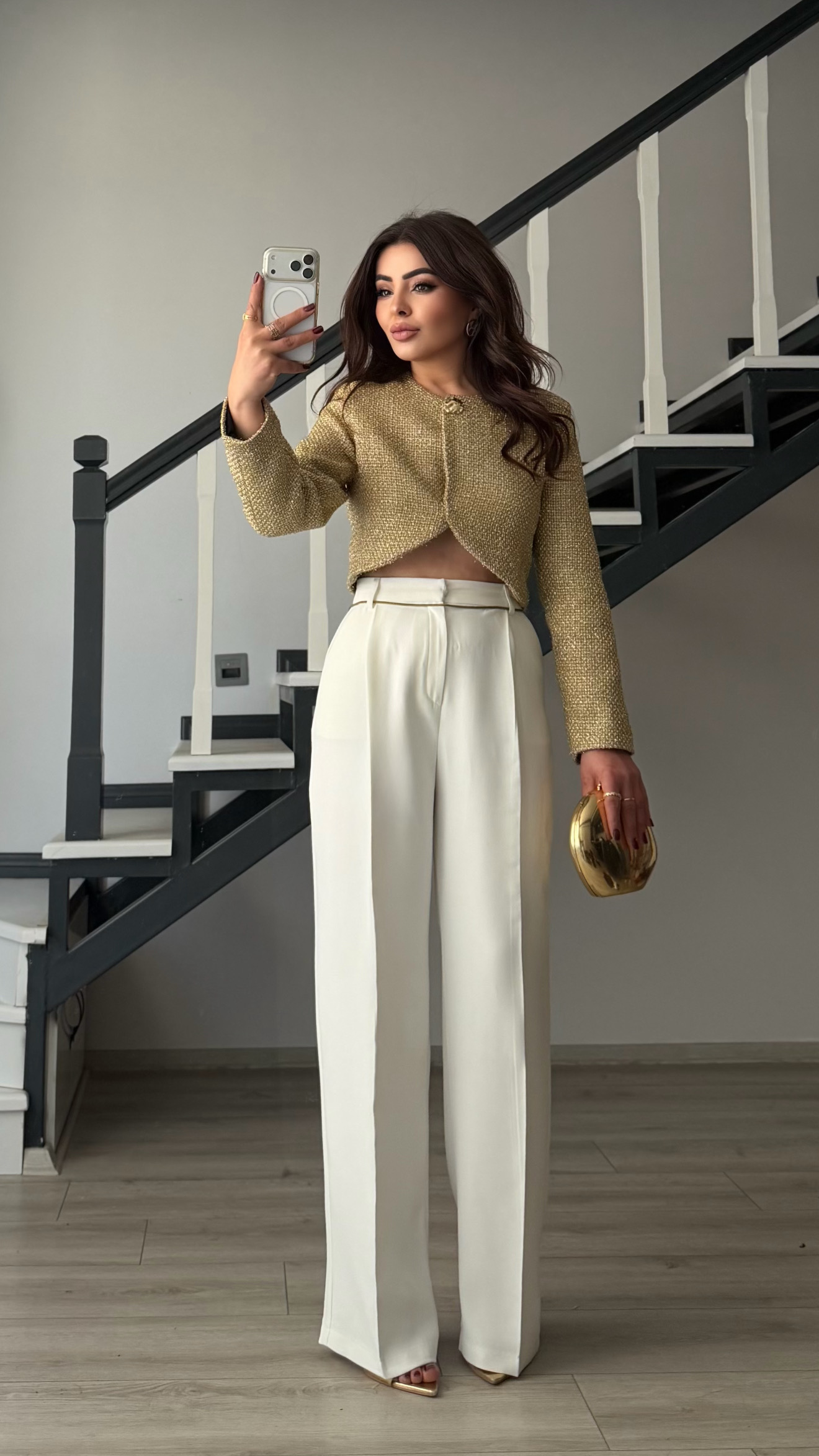 White Premium Palazzo Trousers