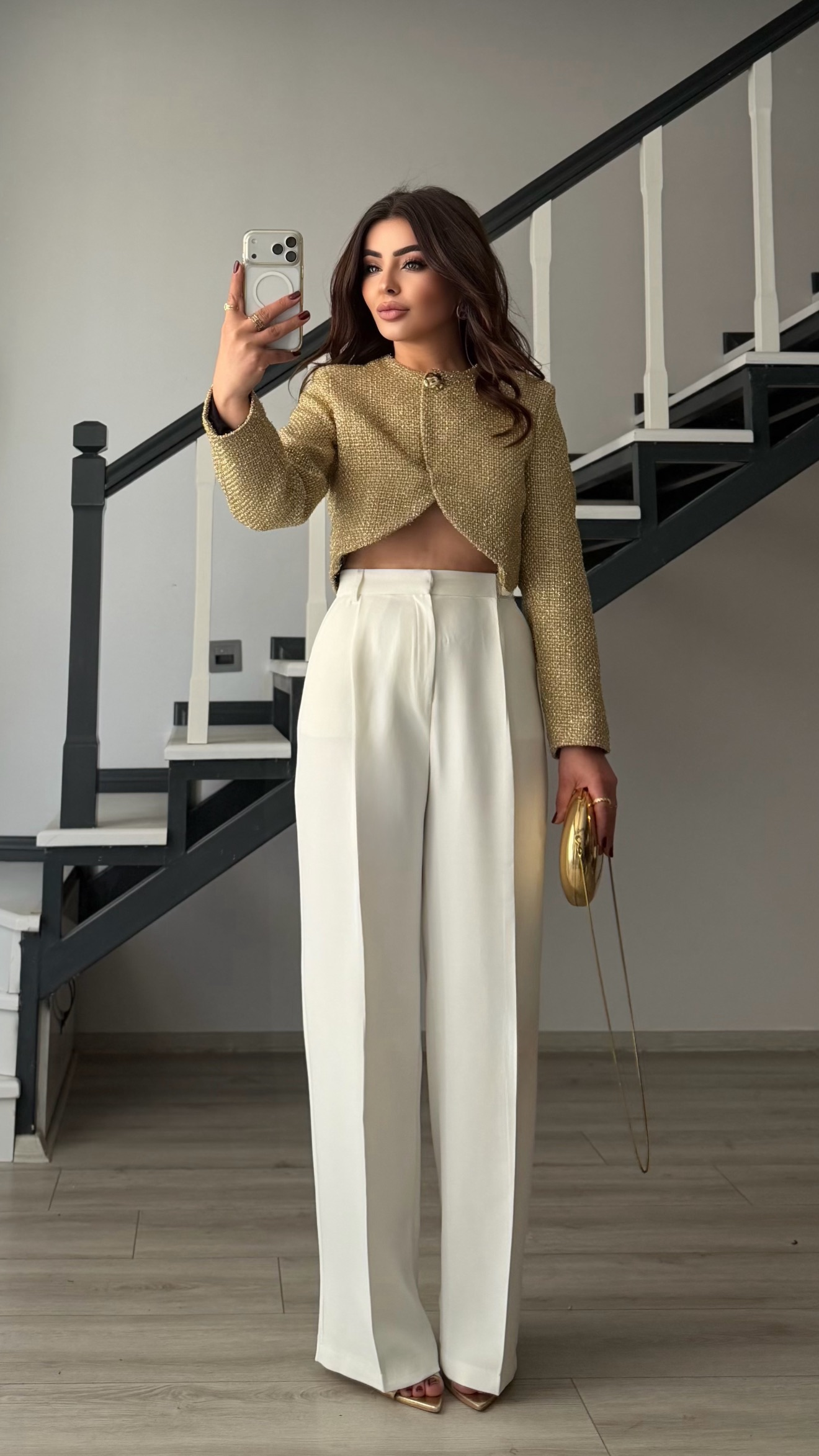 White Premium Palazzo Trousers