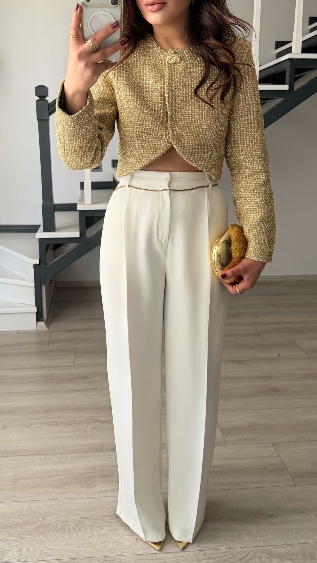 White Premium Palazzo Trousers