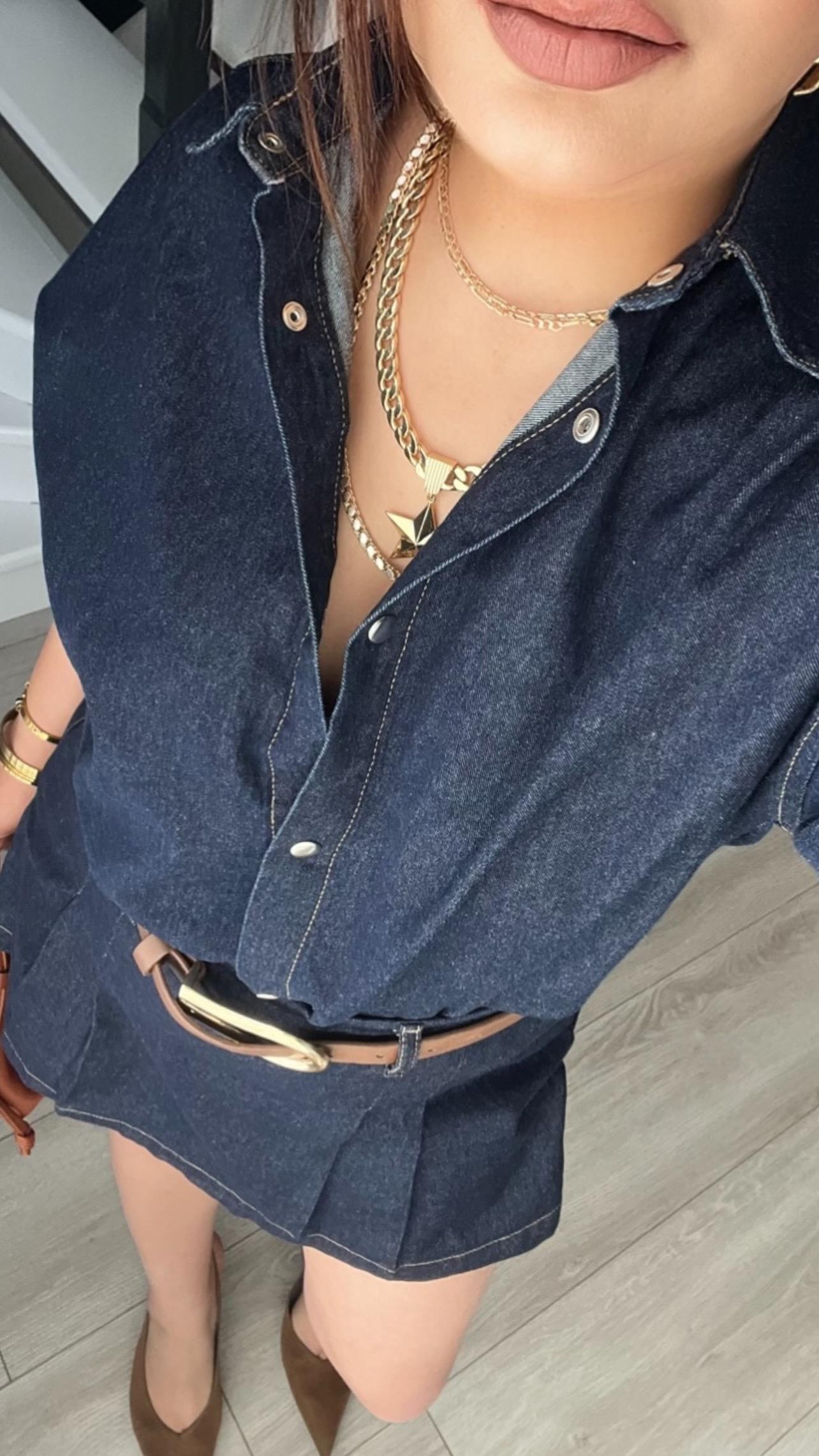 Denim Snap Button Shirt
