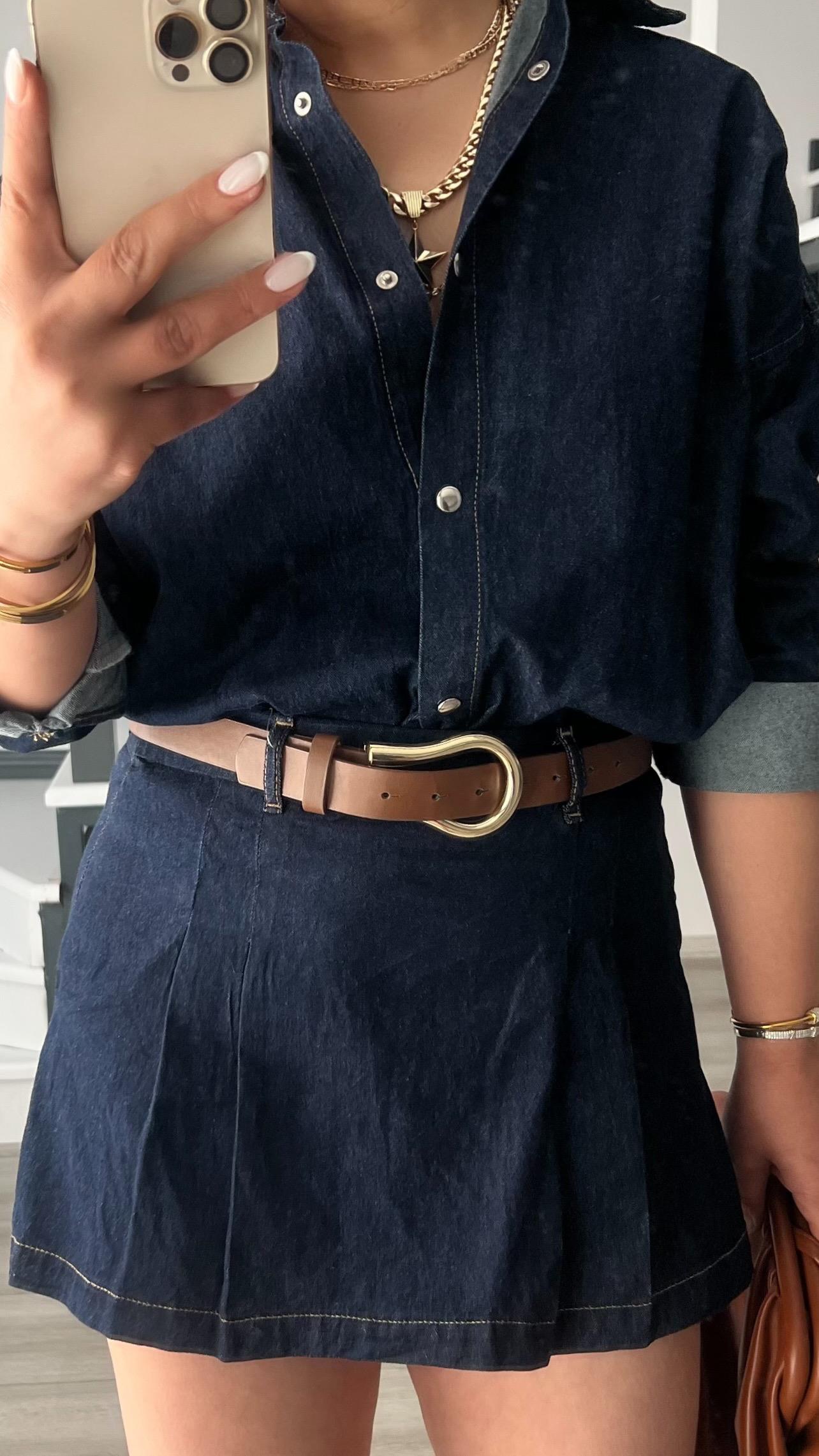 Denim Snap Button Shirt