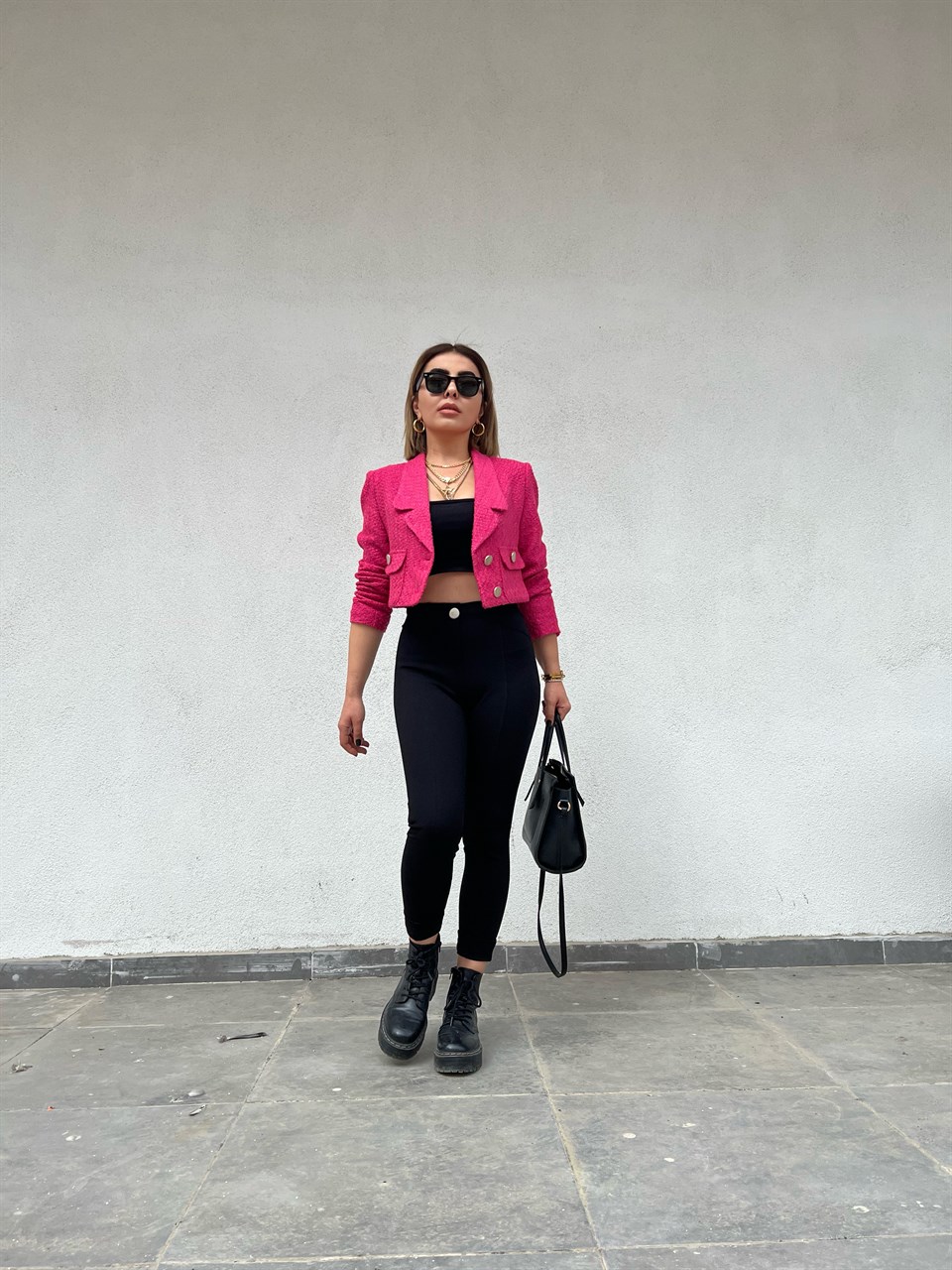 Dilvin Steel Woven Leggings