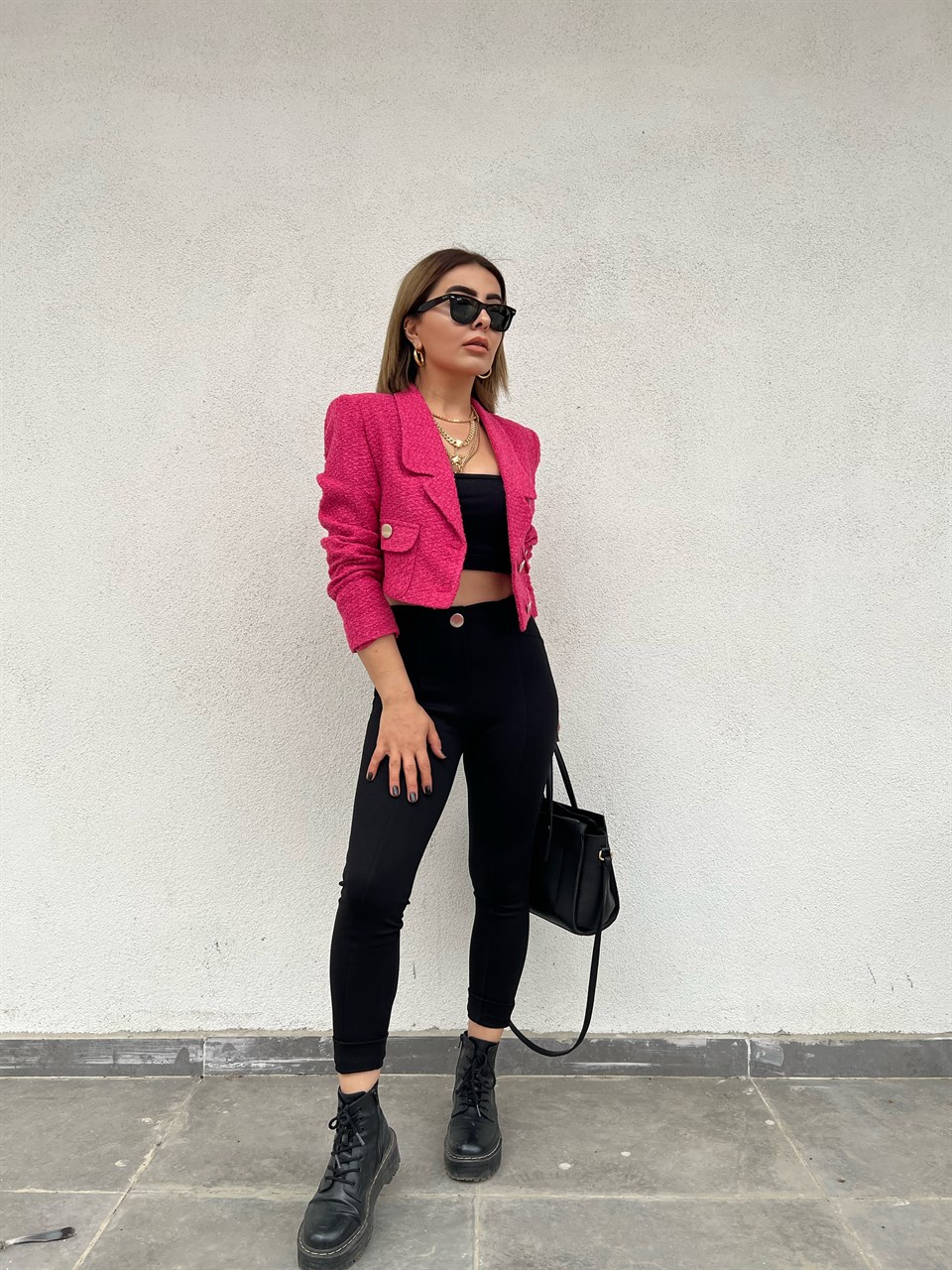 Dilvin Steel Woven Leggings