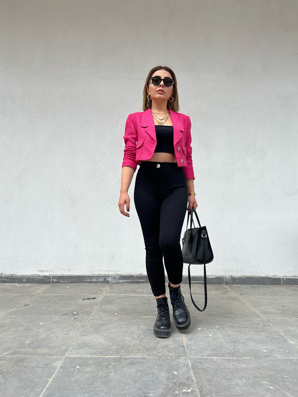 Dilvin Steel Woven Leggings