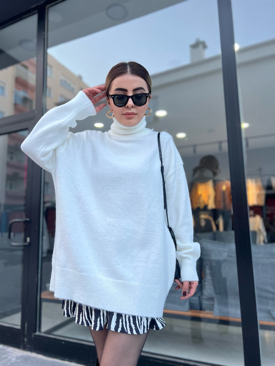 Dilvin Ekru Balıkçı Salaş Kazak