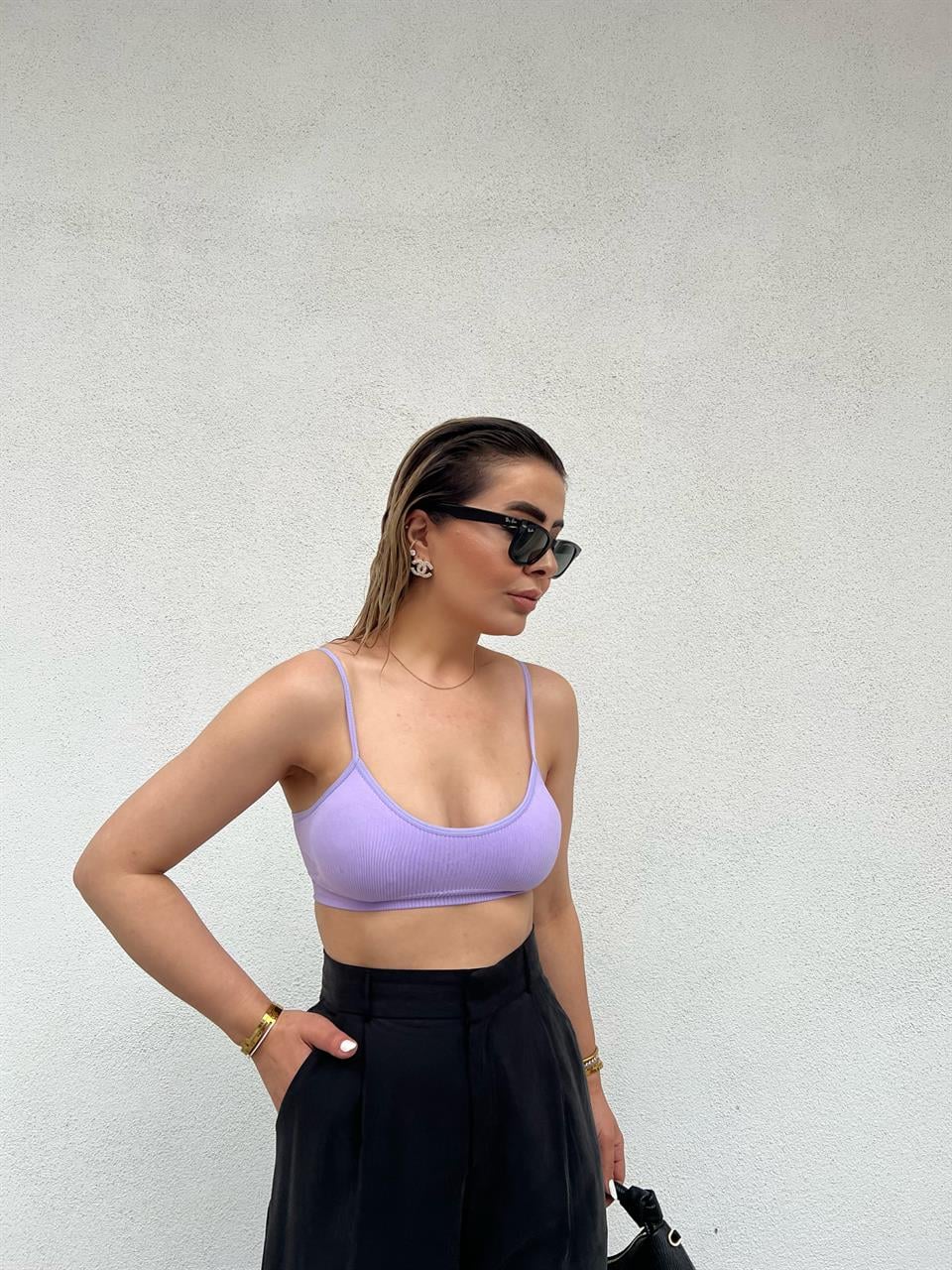 Dilvin Lila Supportive Bralette