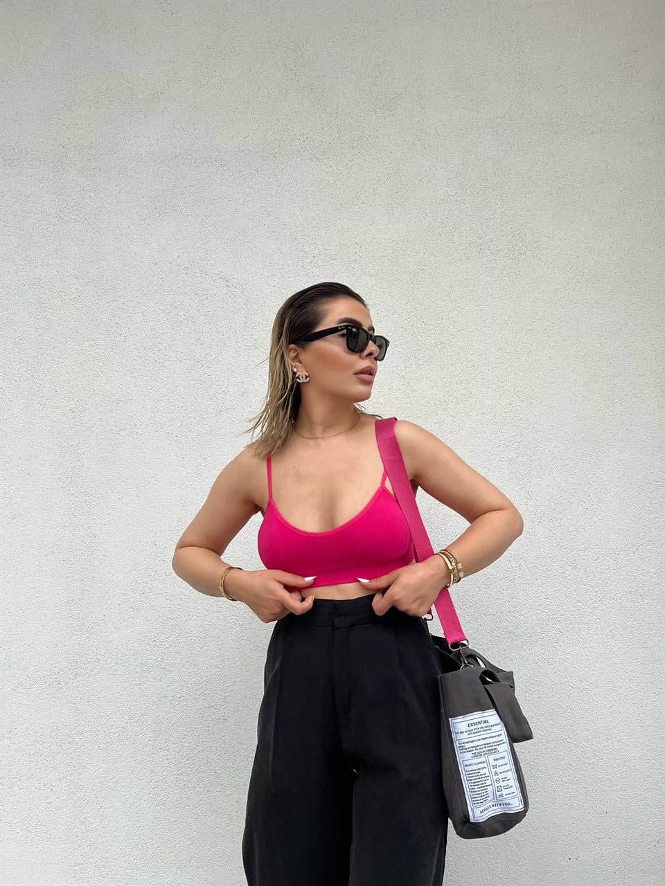 Dilvin Pink Supportive Bralette