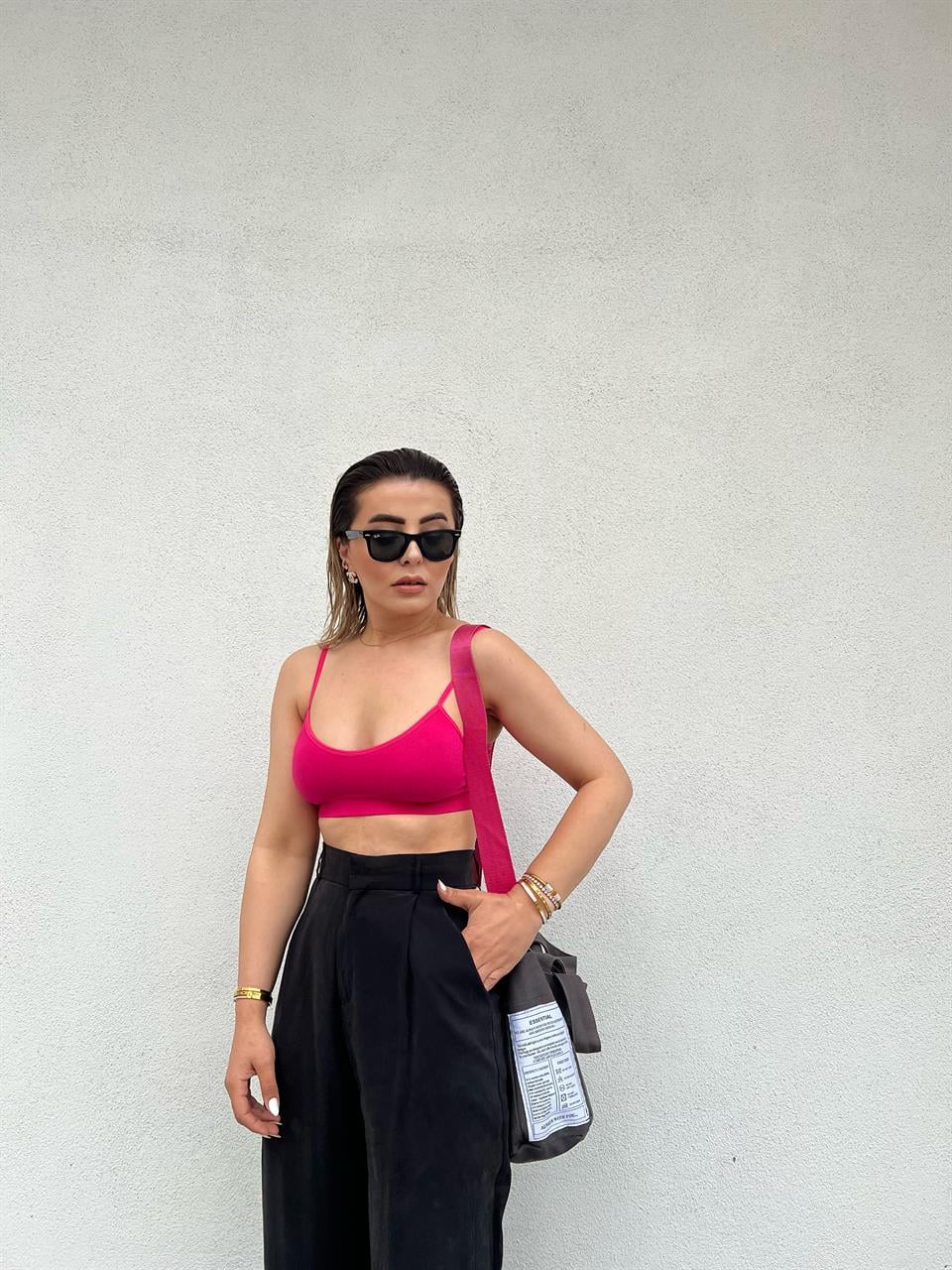 Dilvin Pink Supportive Bralette