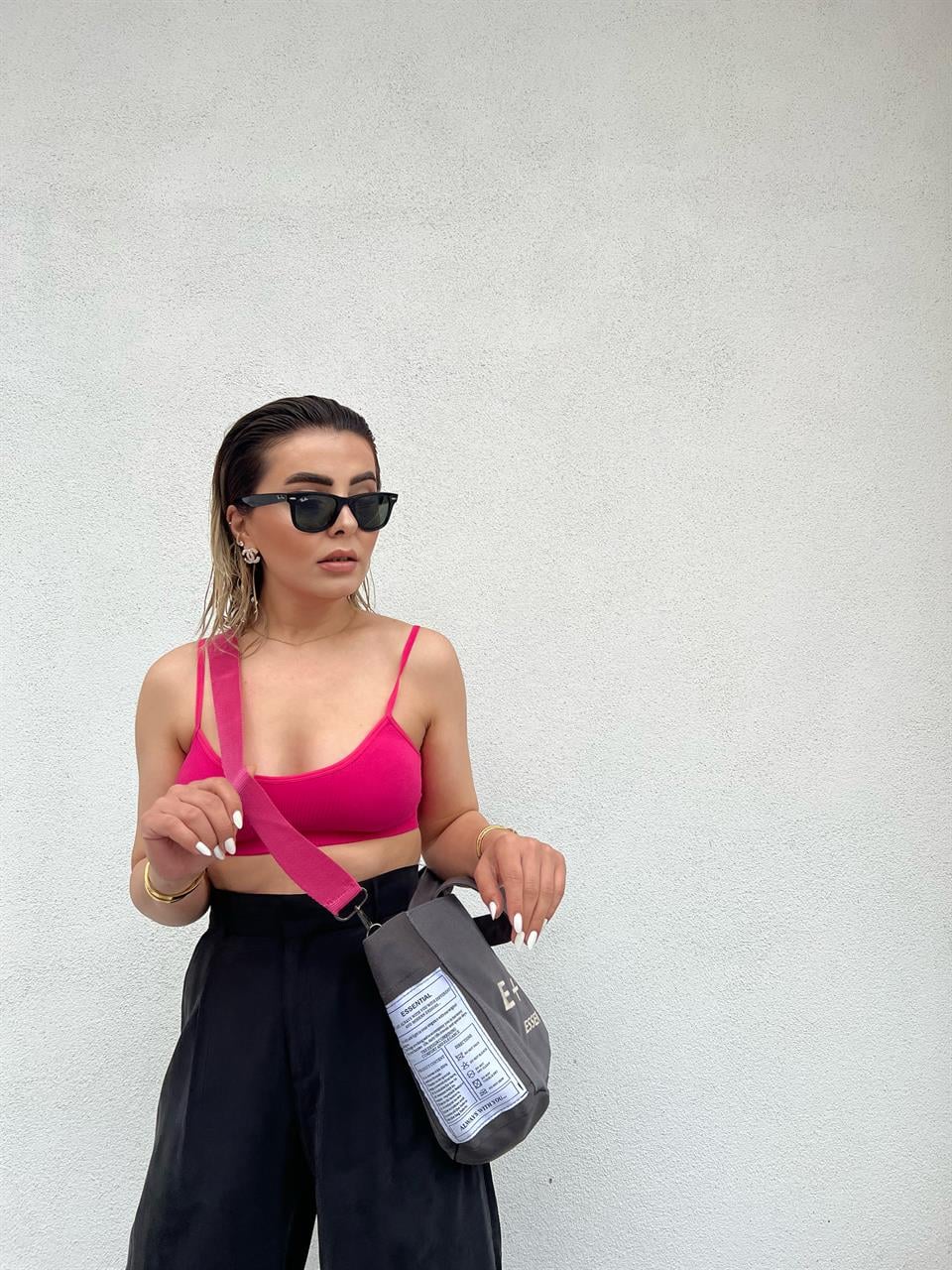 Dilvin Pink Supportive Bralette