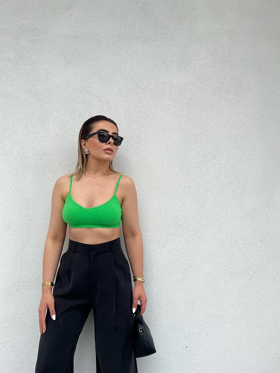 Dilvin Green Supportive Bralette