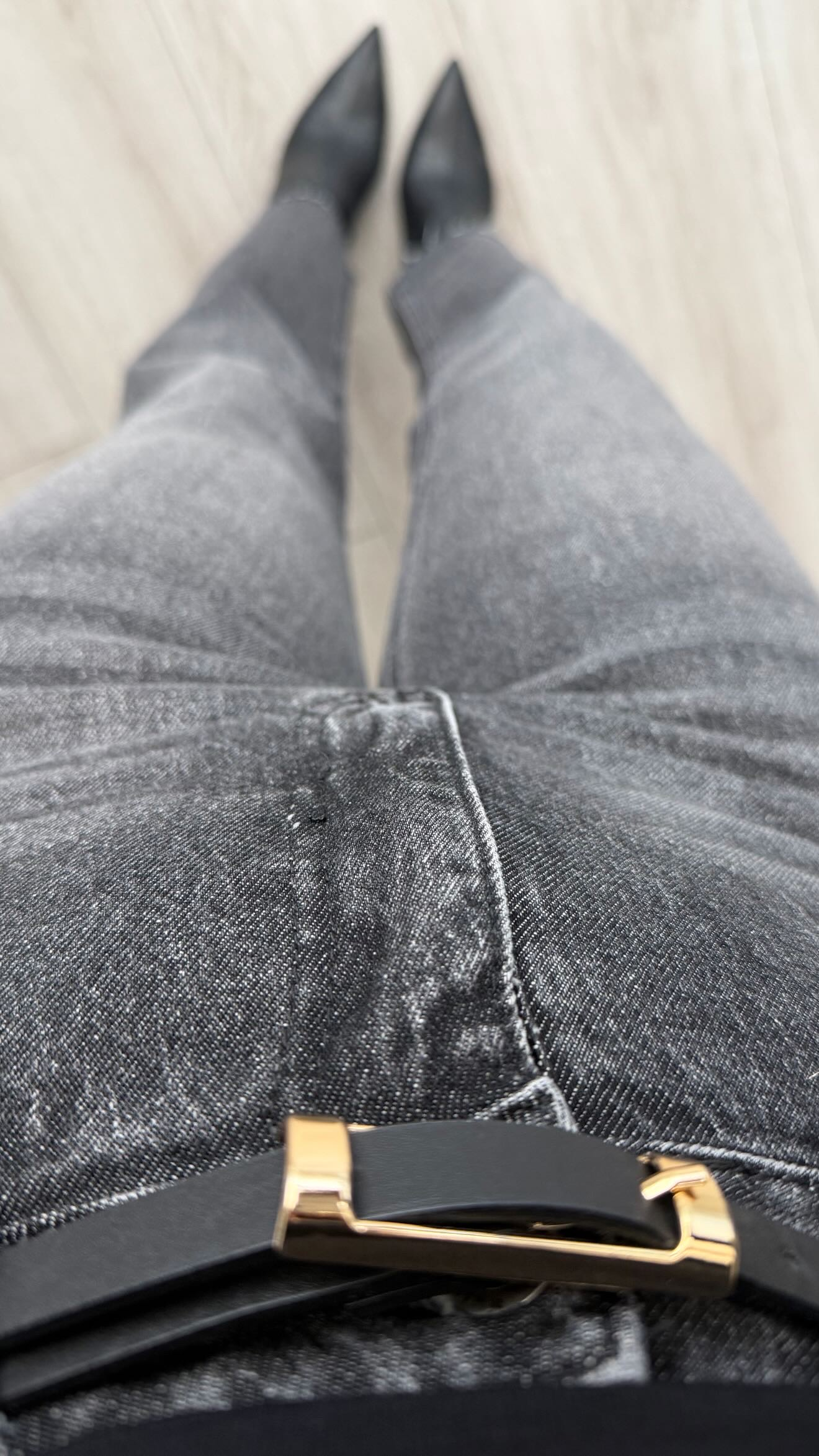Füme Likralı Boy Fit Jean